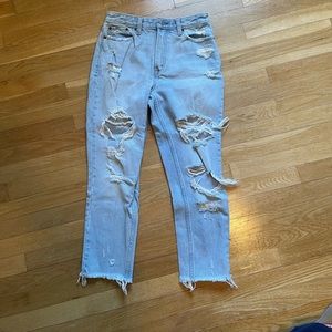 Abercrombie High Rise Mom Jean